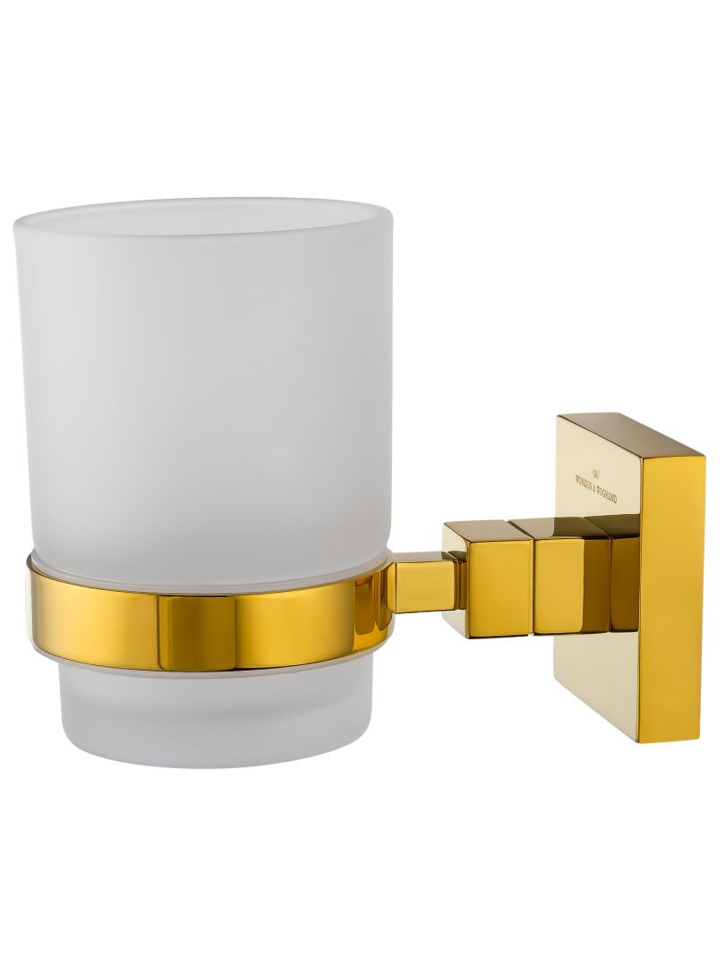 Приобрести стакан для зубных щеток с держателем wonzon & woghand polo, темное золото (ww-8921-dg)