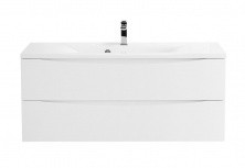 Тумба подвесная с раковиной BelBagno MARINO-1200-2C-SO-BL-P 120 см, Bianco Lucido