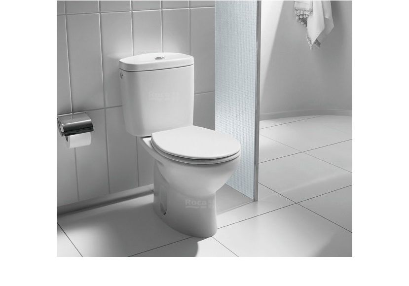 Приобрести напольный унитаз-компакт roca victoria косой выпуск 7.3423.9.u00.0; 7.3413.9.z00.0