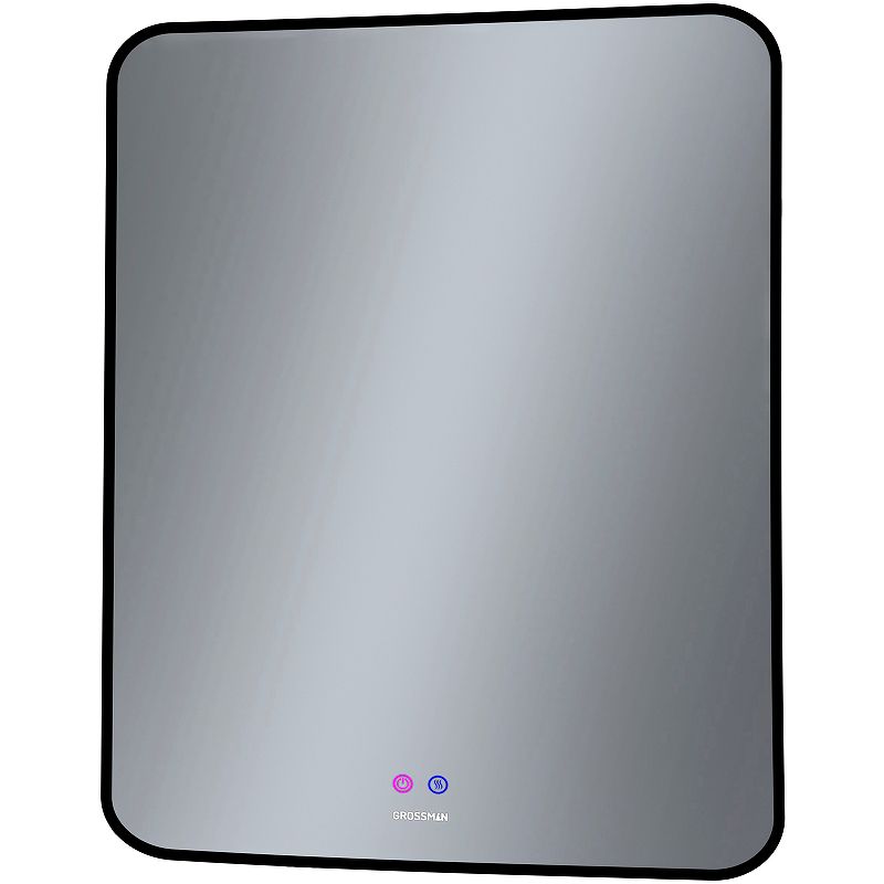 Приобрести grossman зеркало с подсветкой elegans норма black 70х80 см, с подогревом, черное 1770802