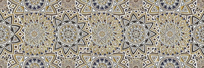 Приобрести декор настенный alma ceramica harisma многоцветный-д2 20х60