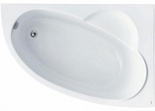 Акриловая ванна, асимметричная Шри-Ланка 150х100 см правосторонняя, белая