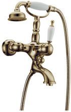 Boheme Смеситель для ванны Medici Ripresa, бронза\белый 303