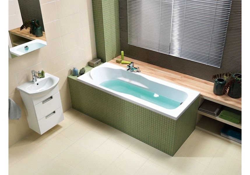 Приобрести акриловая ванна cersanit santana 170x70 см