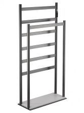 Полотенцесушитель электрический напольный WONZON & WOGHAND ESSEN, Темный графит (WW-A407-GM)