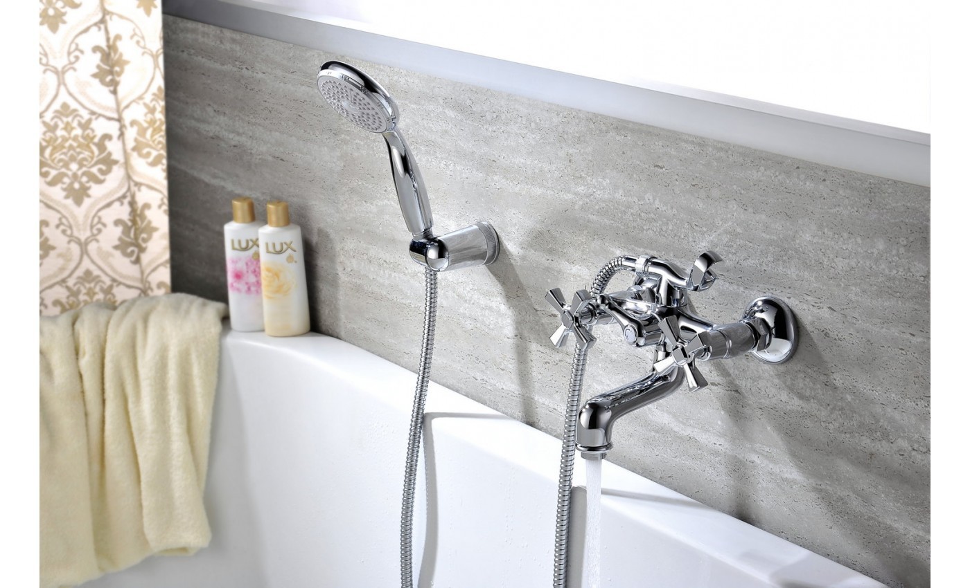 Приобрести lemark смеситель для ванны benefit, двухвентильный, хром lm2502c