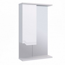 AQUA DE MARCO Зеркало-шкаф VIKTORIA 45 см, белый, левый 1045CVIC