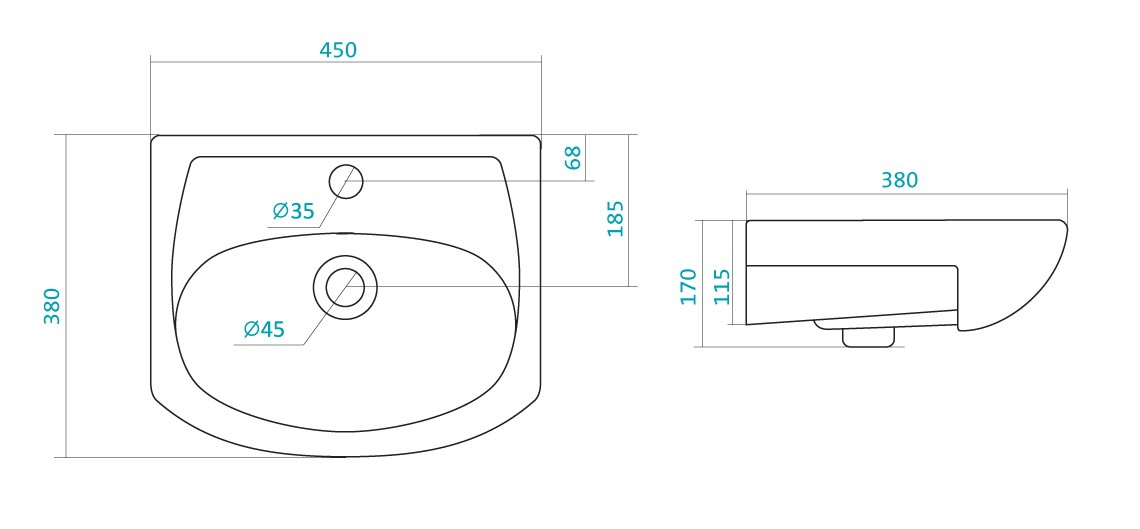 Приобрести умывальник "азов-45"