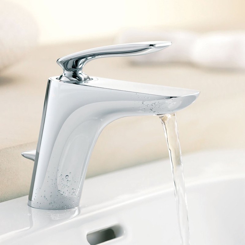 Приобрести kludi balance однорычажный смеситель для раковины, с донным клапаном, арт. 520230575