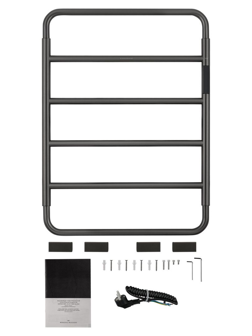 Приобрести полотенцесушитель электрический wonzon & woghand wismar, темный графит (ww-al201-gm)