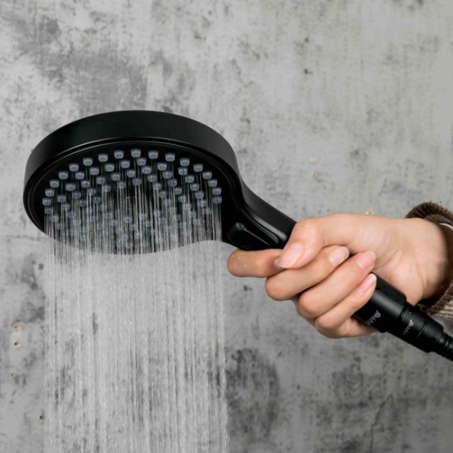 Приобрести gappo душевая лейка g004 3 режима, черная 35563