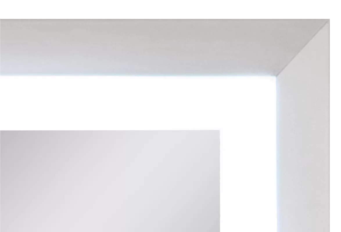 Приобрести continent зеркало с подсветкой stage white 100х70 см, белый