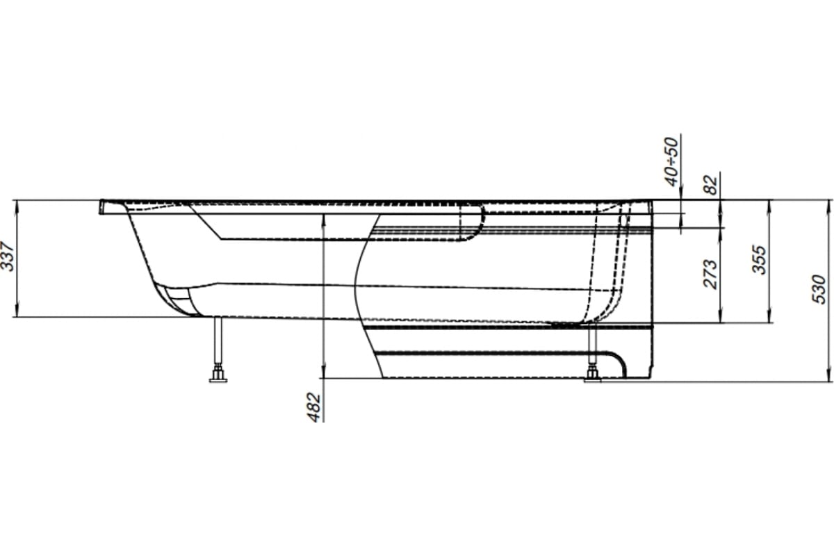 Приобрести aquanet фронтальная панель для ванны extra 160 см, белая