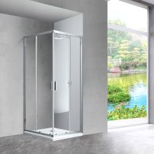 Vincea Душевое ограждение Scala 80х100 см, прозрачное, хром VSS-2SC8010CL