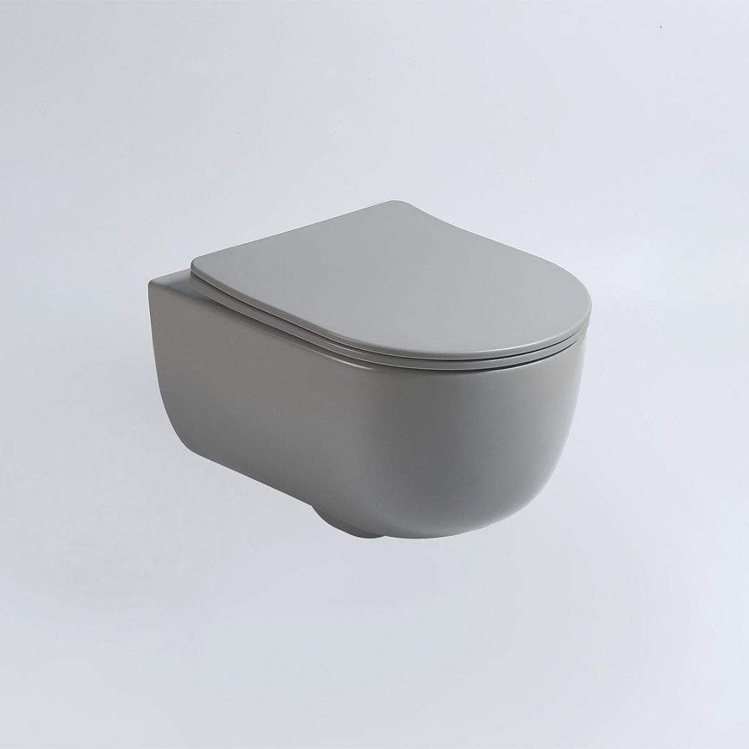 Приобрести vincea унитаз подвесной evo, ультратонкое сиденье, микролифт, серый матовый vt1-34smg