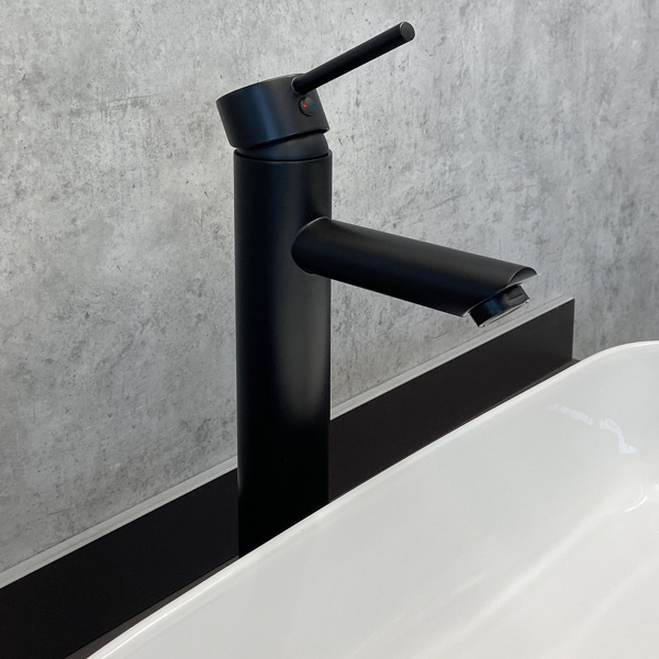 Приобрести comforty высокий смеситель для раковины 31 см, черный матовый, fc018b-cmt