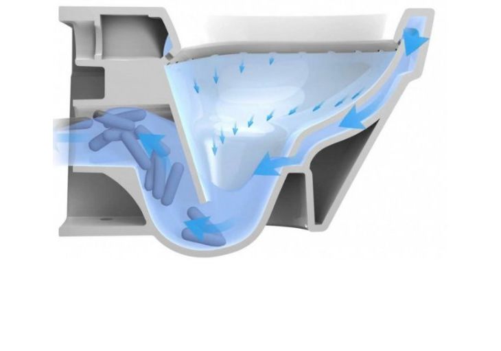 Приобрести унитаз подвесной безободковый laufen palace rimless, 8.2070.6.000.000.1