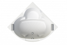 Радомир Акриловая ванна Сорренто 140x140 см (комплект каркас, слив, подголовники)