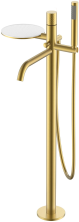 Boheme Смеситель для ванны Stick, напольный, матовое золото 129-MG