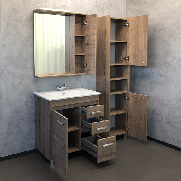 Приобрести сomforty тумба с раковиной "марио-75" дуб темный