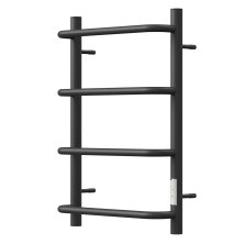 Полотенцесушитель электрический Point 400х600 Ника П4, черный PN08846B