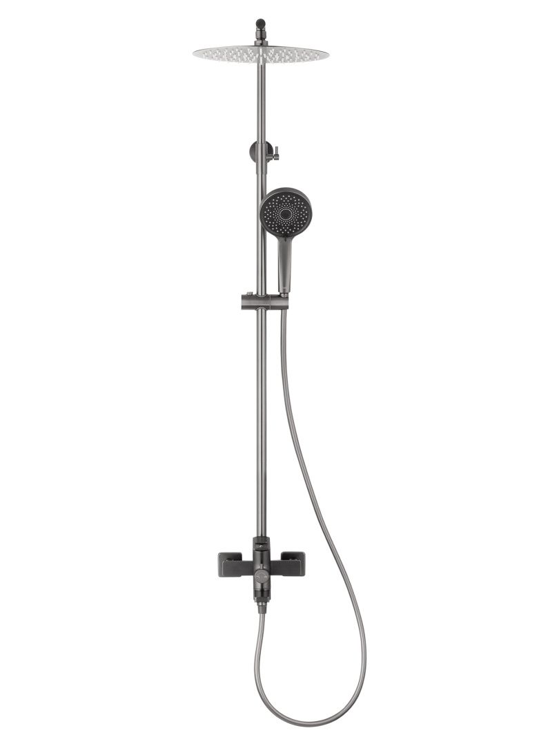 Приобрести душевая система wonzon & woghand frame, темный графит (ww-88739010-bgm)