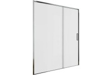 Aquanet Душевая дверь Pleasure Evo 150 AE65-N150-CT профиль хром, прозрачное стекло