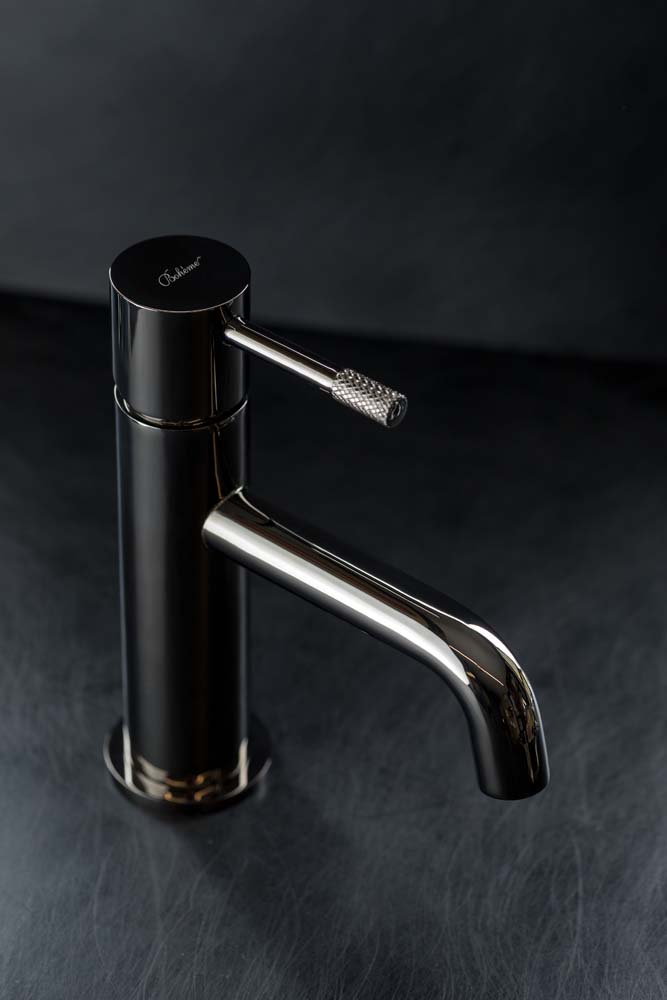 Приобрести boheme смеситель для раковины, uno. shine gun metall 461-sgm