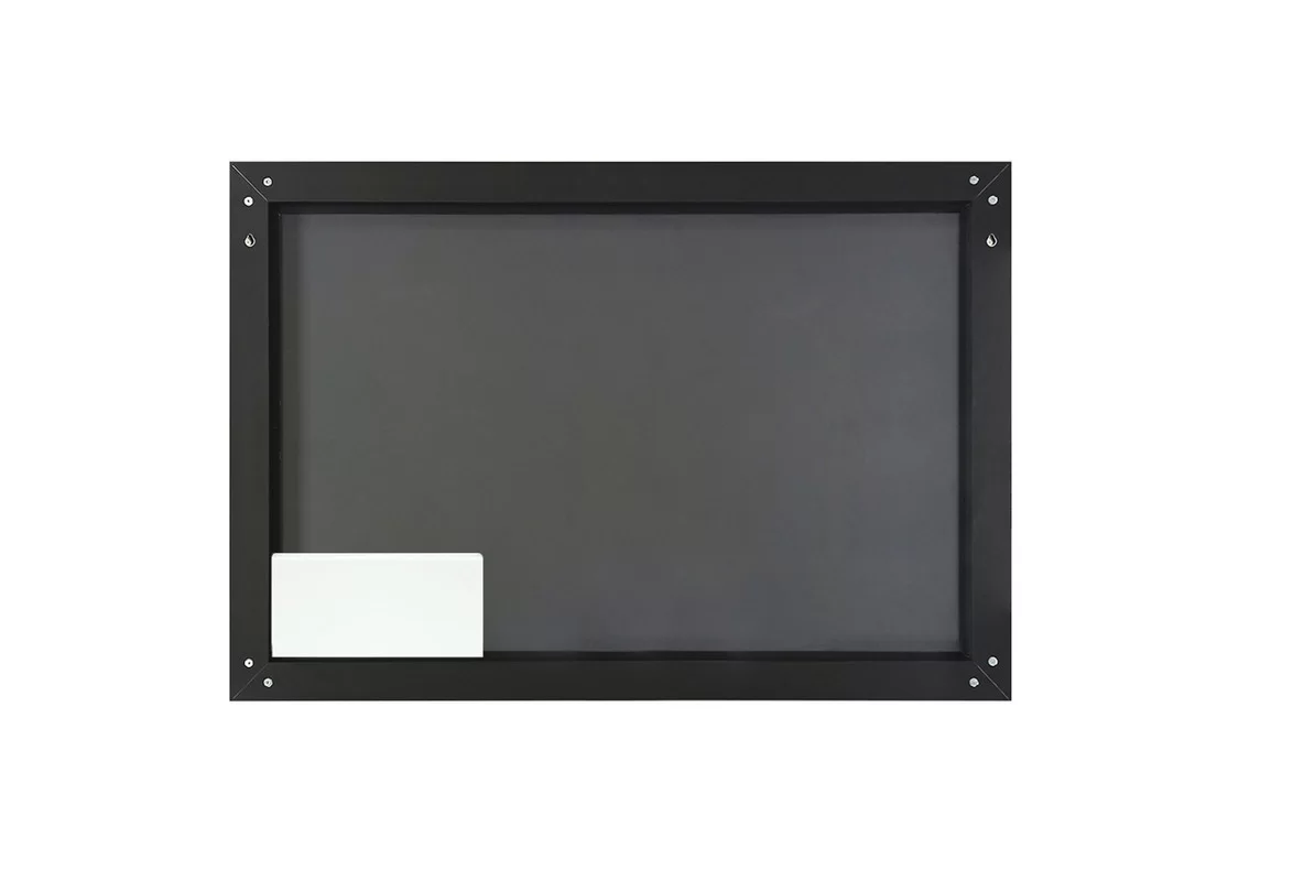 Приобрести continent зеркало с подсветкой solid black 100х80 см, черное