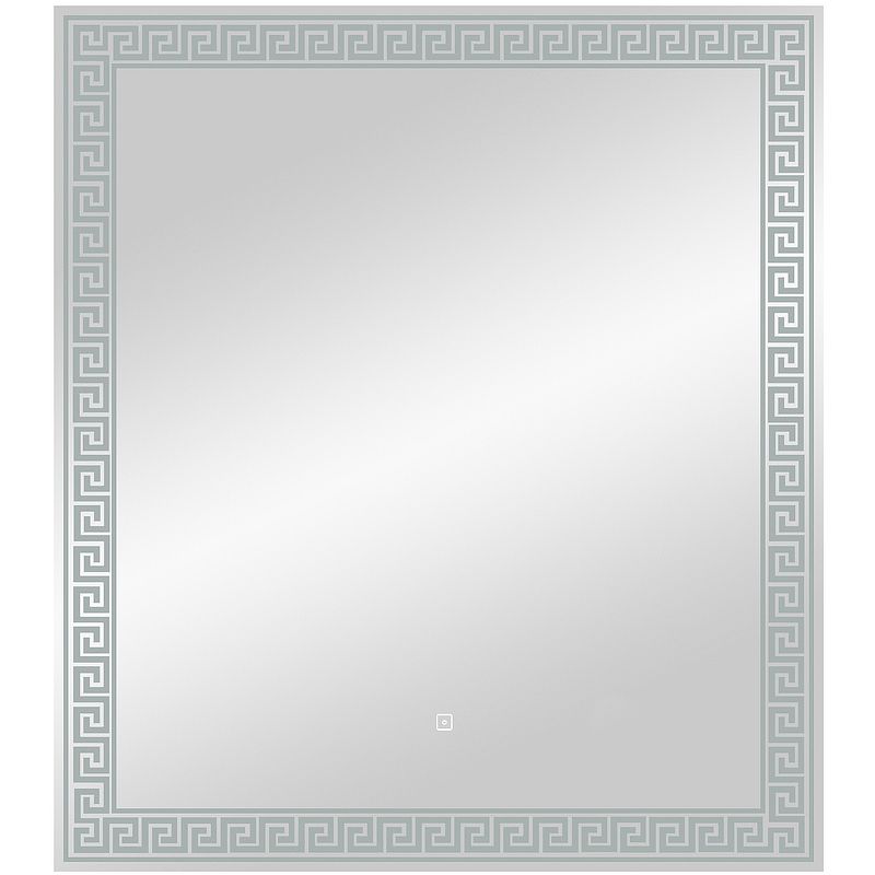 Приобрести continent зеркало с подсветкой apollo 80х90 см, сенсорный включатель, белое