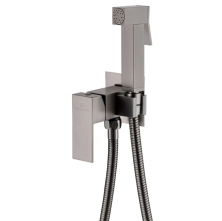 Grocenberg Смеситель с гигиеническим душем, графит GB002BG