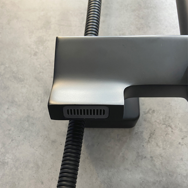 Приобрести comforty смеситель напольный, ff071r-cmt, черный матовый