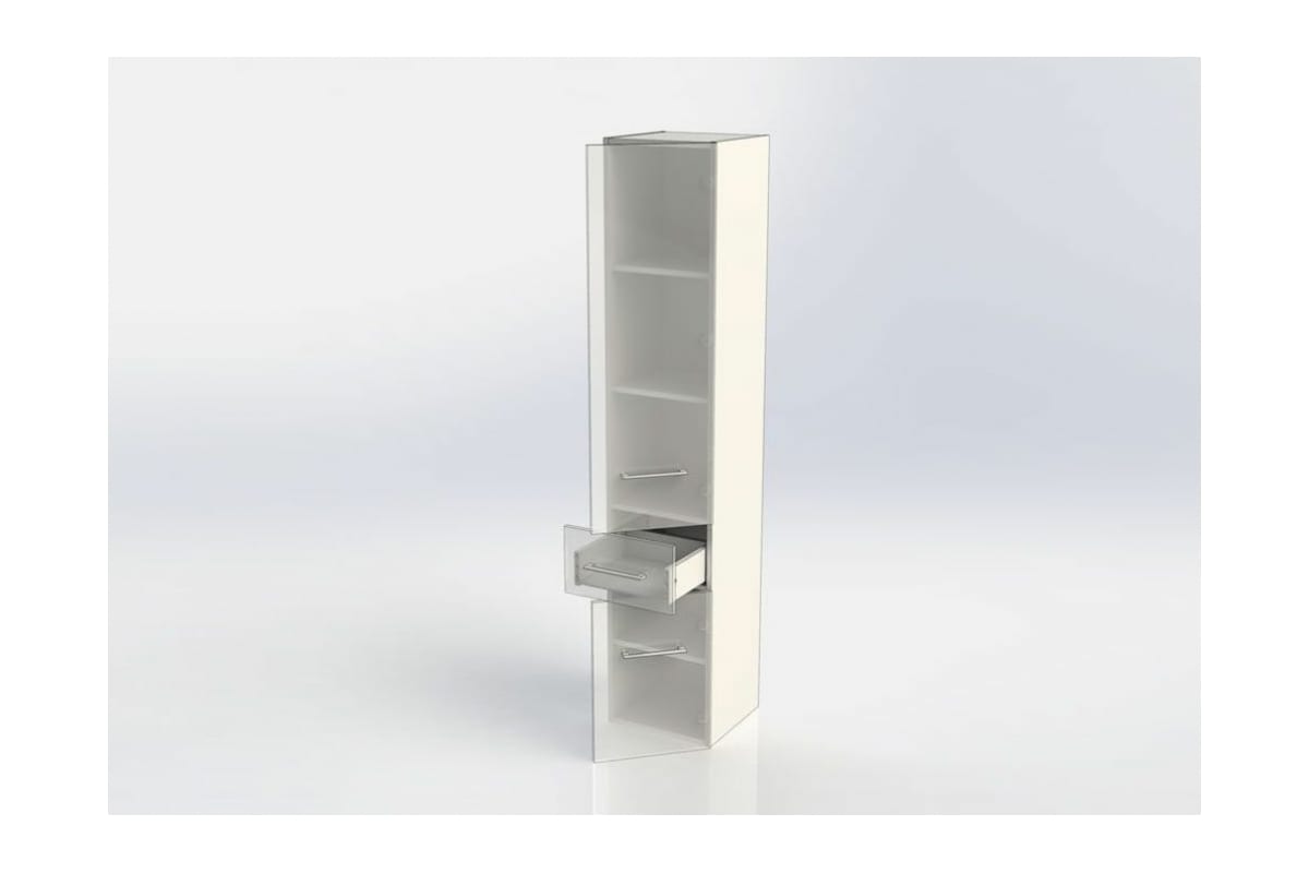 Приобрести aquanet пенал порто 35 см, белый