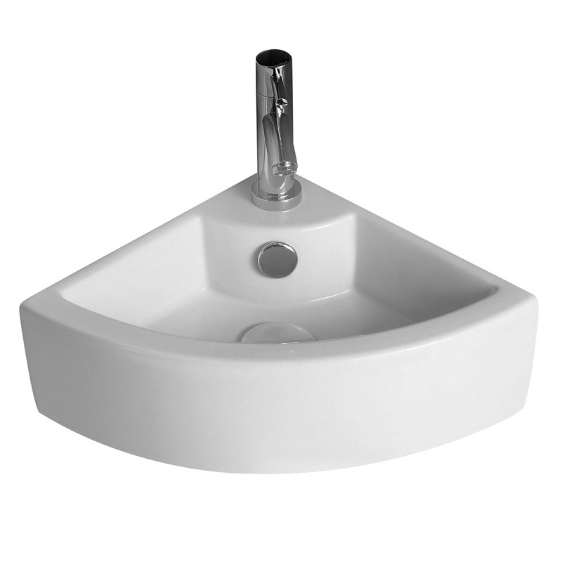 Приобрести azario раковина подвесная 43.5х31 см, угловая, белая az-4299