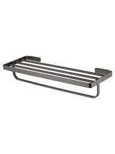 Полотенцедержатель с полкой WONZON & WOGHAND LOTTE, Темный графит (WW-8381A-BGM)