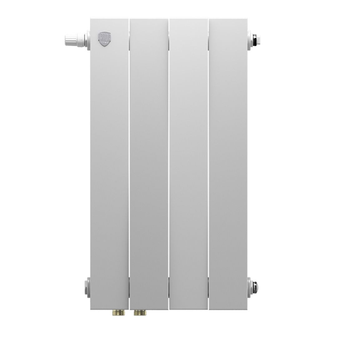 Приобрести royal thermo радиатор биметаллический pianoforte 500 /bianco traffico ( белый ) vdl80 - 4 секц.