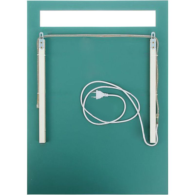 Приобрести continent зеркало с подсветкой фаворит люкс 53х74 см, белое