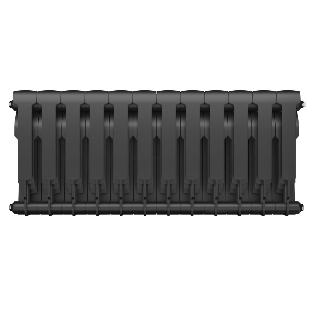 Приобрести royal thermo радиатор биметаллический biliner 350 /noir sable ( черный графит ) - 12 секц.