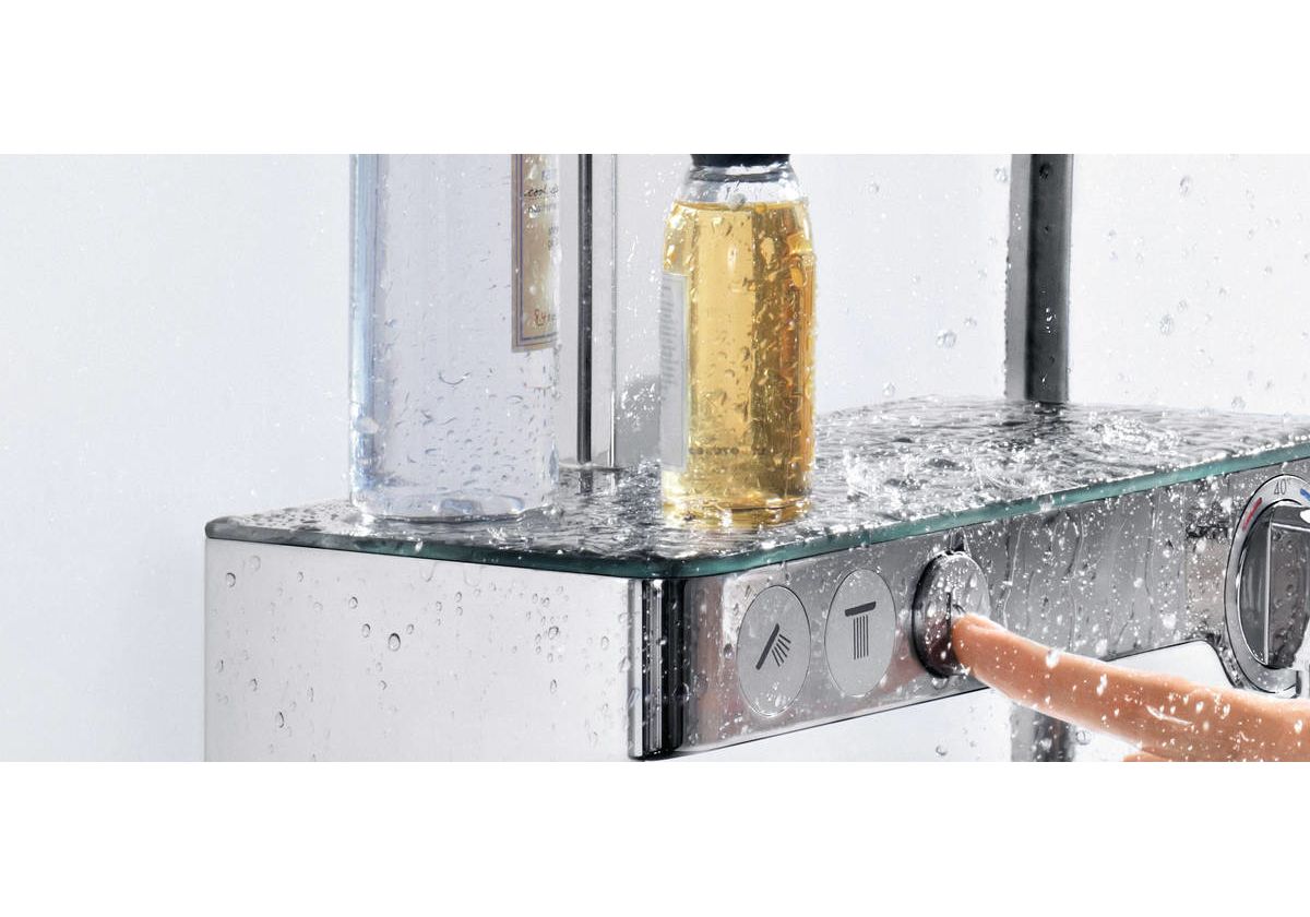 Приобрести душевая система hansgrohe raindance select e 300 3jet showerpipe 27127000