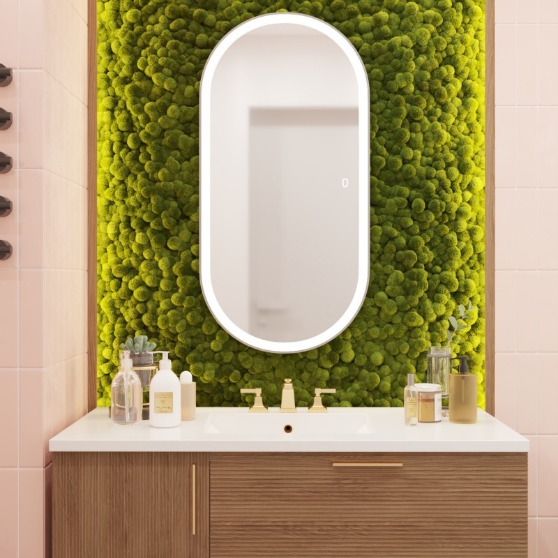 Приобрести azario зеркало виола new 500*1000 сенсор выкл, гор/верт