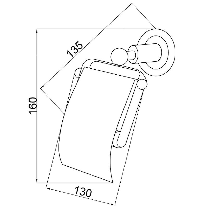 Приобрести boheme держатель туалетной бумаги murano, хром\белый 10901-w-cr