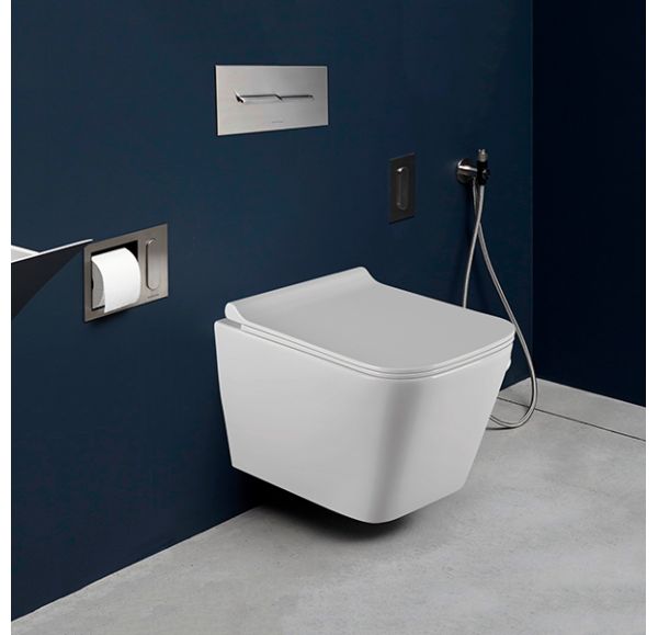 Приобрести подвесной унитаз безободковый sole cube 2 с крышкой микролифт