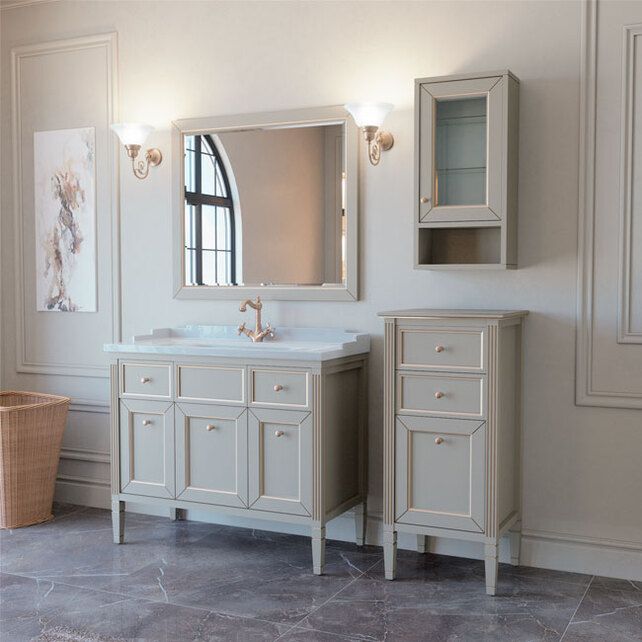 Приобрести caprigo шкаф albion 36 см, левый, белый, эмаль