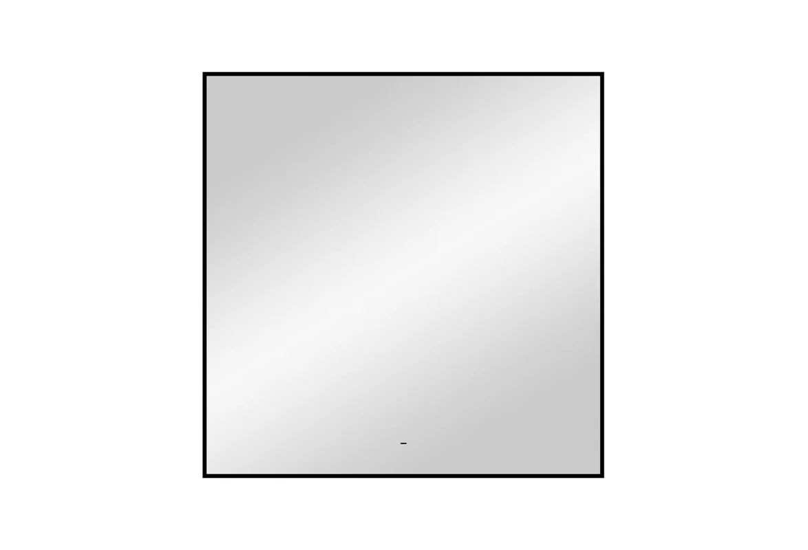 Приобрести continent зеркало с подсветкой amer 100х100 см, черное