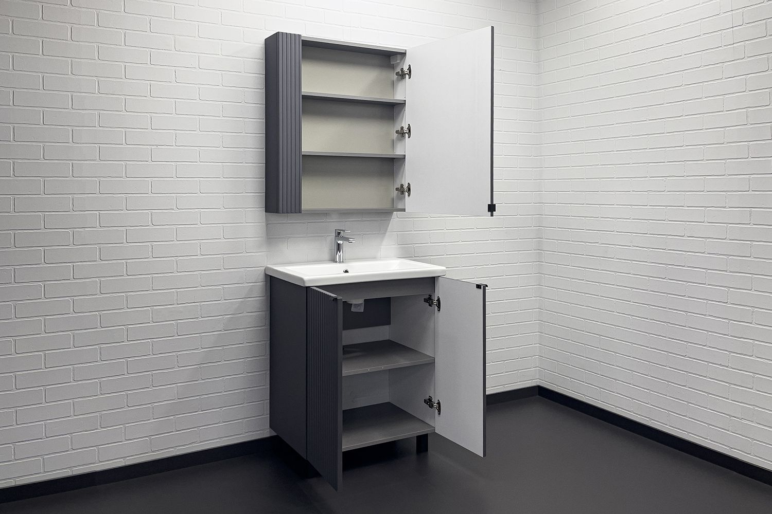 Приобрести сomforty тумба с раковиной "лима-70" антрацит