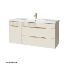 Caprigo Тумба с раковиной MONBAR 120 см, левая, кремовая