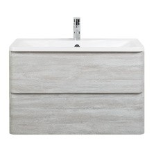 BelBagno Тумба с раковиной ALBANO 90 см, подвесная Rovere Vintage Bianco, белая раковина