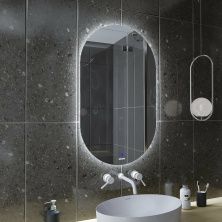 Grossman Зеркало с подсветкой Nero Промо 60х90 см, белое 2460100