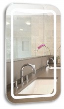 Azario Зеркало Турин 40х70 см c подсветкой, сенсор выключатель, диммер LED-00002501