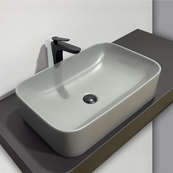 Приобрести comforty раковина 78575mh-60 60х41 см, светло-серая матовая